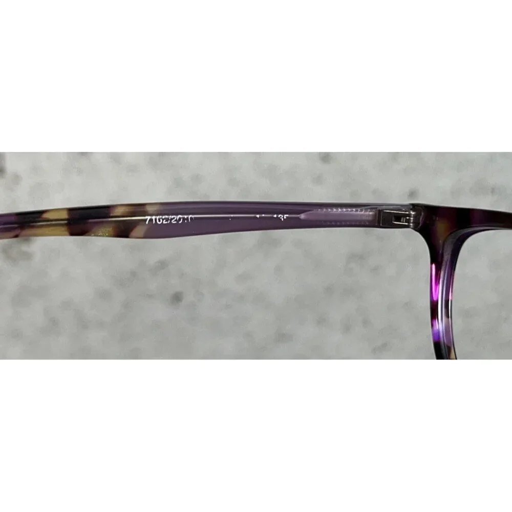 OGI HERITAGE 7162 2010 Round Purple Tortoise Pearl Eyeglasses Frames 47-17-135